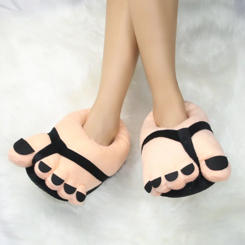 2021 Winter Men Women Cute Five-toed Big Feet Cartoon Thick-soled Full-heel Wrapped Comfortable Cotton Slippers Couple Shoes
2021 Winter Men Women Cute Five-toed Big Feet Cartoon Thick-soled Full-heel Wrapped Comfortable Cotton Slippers Couple Shoes