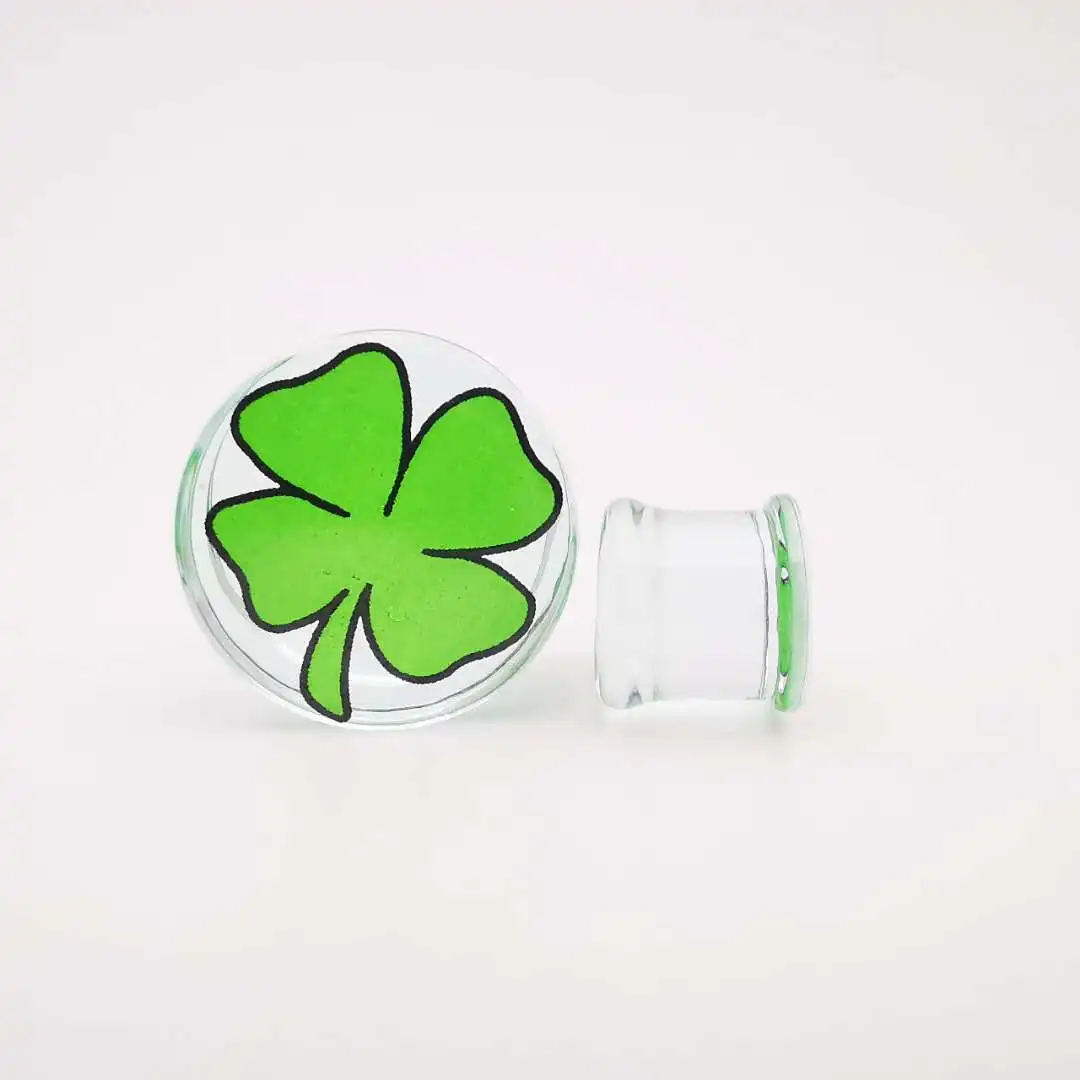 90pcs/lot p Pyrex Glass Double Flared Plugs with Lucky Grass ,6-25mm Each Size 10pcs, Glass Plugs, Stone Plugs,Skull Plugs
90pcs/lot p Pyrex Glass Double Flared Plugs with Lucky Grass ,6-25mm Each Size 10pcs, Glass Plugs, Stone Plugs,Skull Plugs