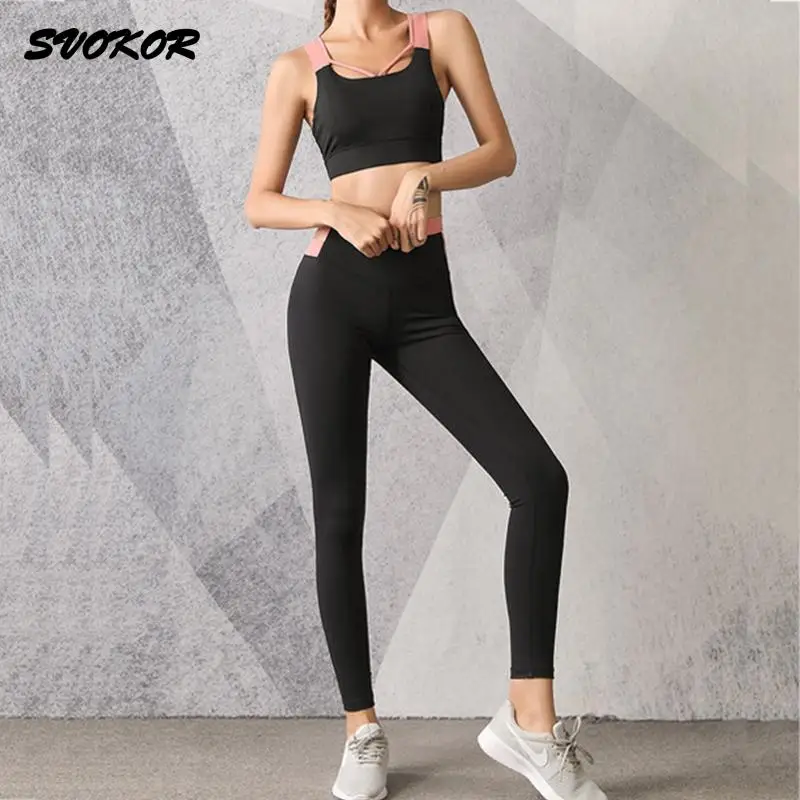 SVOKOR Women Patchwork Yoga Set Workout Gym Clothes Running Fitness Sport Set Sexy Hollow Sports Bra Breathable Gym Sportswear
SVOKOR Women Patchwork Yoga Set Workout Gym Clothes Running Fitness Sport Set Sexy Hollow Sports Bra Breathable Gym Sportswear