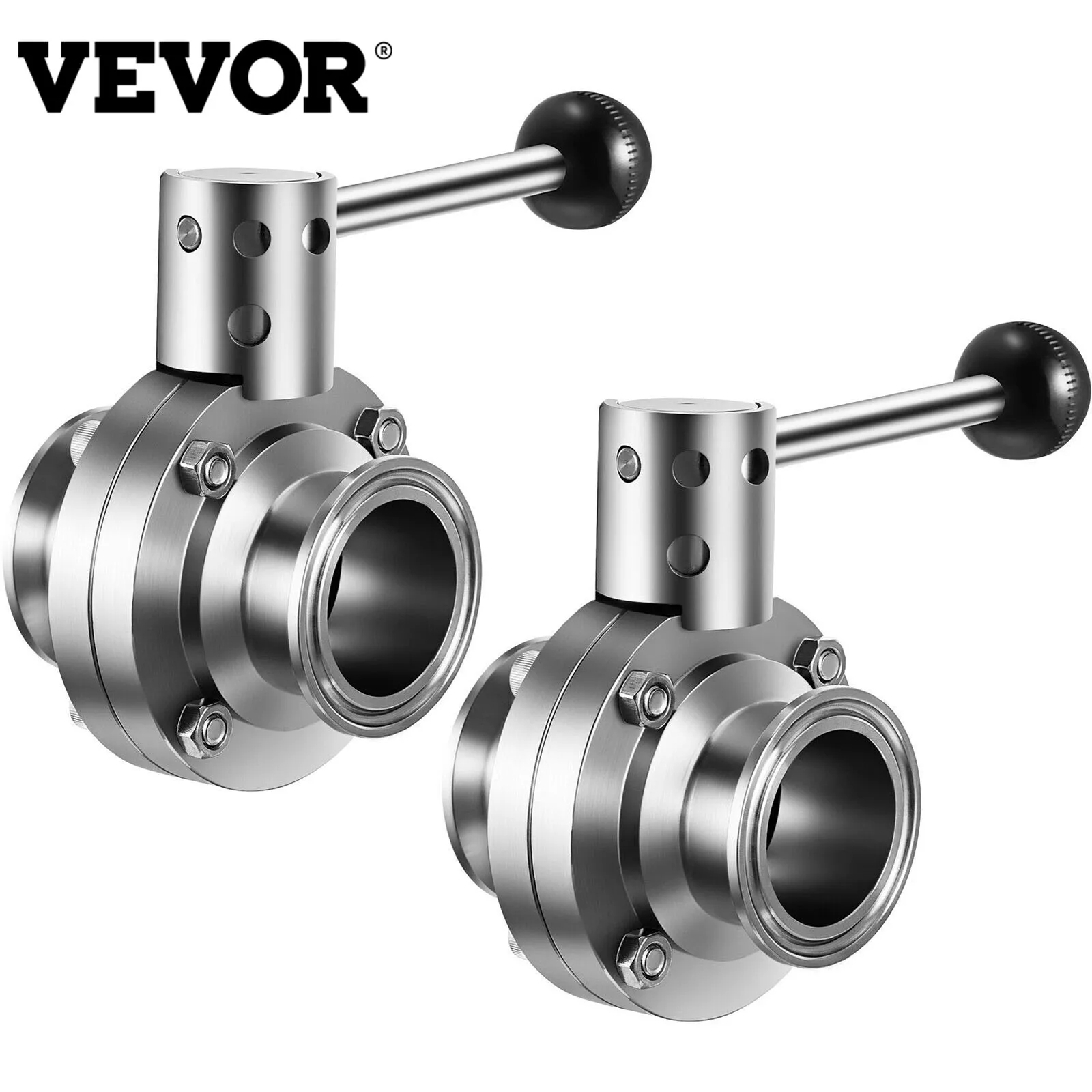 VEVOR Sanitary Butterfly Valve Adaptable High Hardness Clamp Outer Diameter for Stainless Steel Piping System in Many Industries
VEVOR Sanitary Butterfly Valve Adaptable High Hardness Clamp Outer Diameter for Stainless Steel Piping System in Many Industries