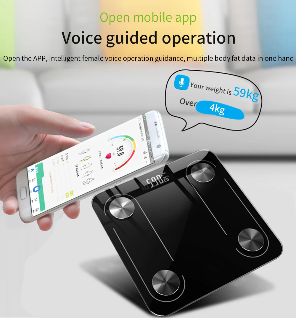 Беспроводные цифровые весы для ванной, с Bluetooth, Wi-Fi, анализатор индекса массы тела, с дисплеем температуры, 5051
Беспроводные цифровые весы для ванной, с Bluetooth, Wi-Fi, анализатор индекса массы тела, с дисплеем температуры, 5051