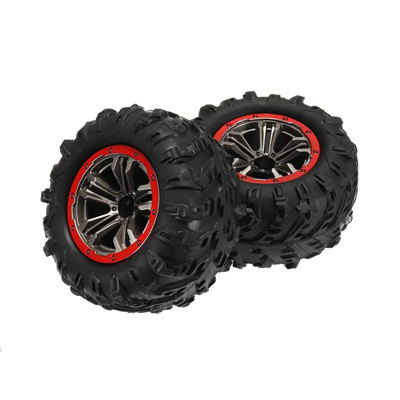 RCtown 2PCS Hub Wheel Rim & Tires for Original Xinlehong 9125 1/10 2.4G 4WD RC Car Parts No.25-ZJ02 | Игрушки и хобби