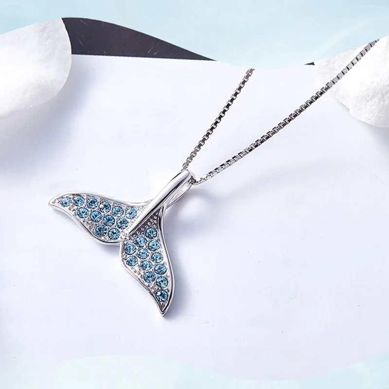 FDLK Classic Dolphin Tail Pendant Necklace Fashion Forever Love Female Fishtail Necklace Wedding Party Jewelry For Women
FDLK Classic Dolphin Tail Pendant Necklace Fashion Forever Love Female Fishtail Necklace Wedding Party Jewelry For Women