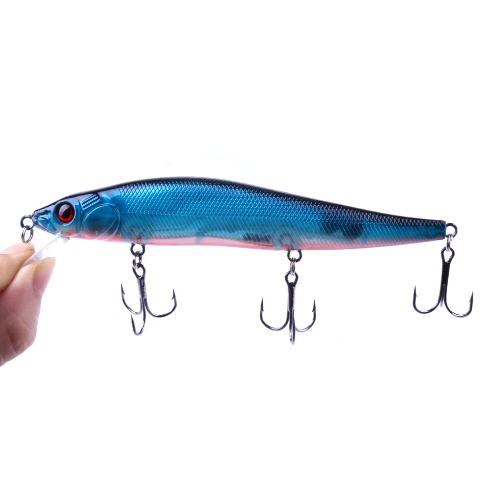 HENGJIA 1Pcs Minnow Fishing Lure 14cm 19g Japan Hard Artificial Bait 3D Eyes Fishing Wobblers Crank bait Minnows
HENGJIA 1Pcs Minnow Fishing Lure 14cm 19g Japan Hard Artificial Bait 3D Eyes Fishing Wobblers Crank bait Minnows