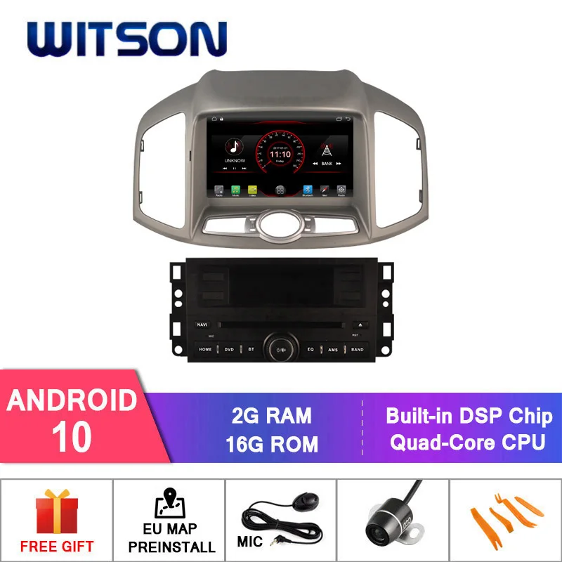 Фото WITSON Android 10 0 2 Гб ОЗУ 16 флэш радио для автомобиля CHEVROLET новая CAPTIVA 2012 + WIFI DSP DAB OBD TPMS