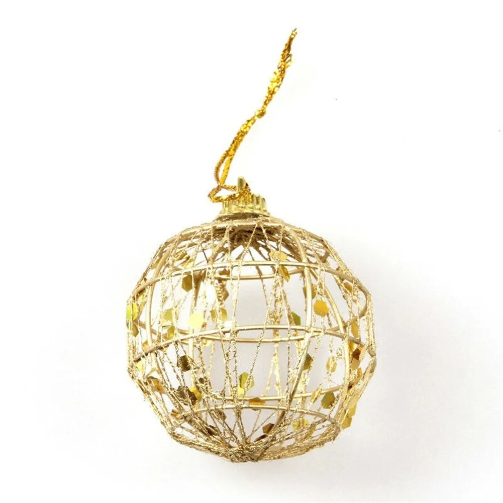 6Pcs Gold Wire Christmas Balls Hanging Ornaments Christmas Decor Home Decor Party Decor For Decorating Christmas Tree
6Pcs Gold Wire Christmas Balls Hanging Ornaments Christmas Decor Home Decor Party Decor For Decorating Christmas Tree