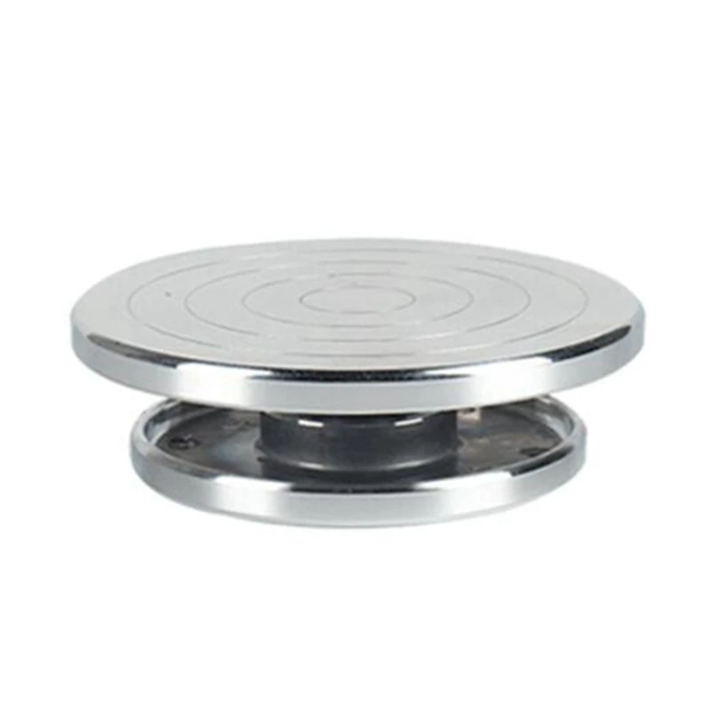 2Pcs Double Face Use Aluminum Alloy Turntable for Ceramic Clay Sculpture Platform Pottery Wheel Rotating Tools,15cm
2Pcs Double Face Use Aluminum Alloy Turntable for Ceramic Clay Sculpture Platform Pottery Wheel Rotating Tools,15cm