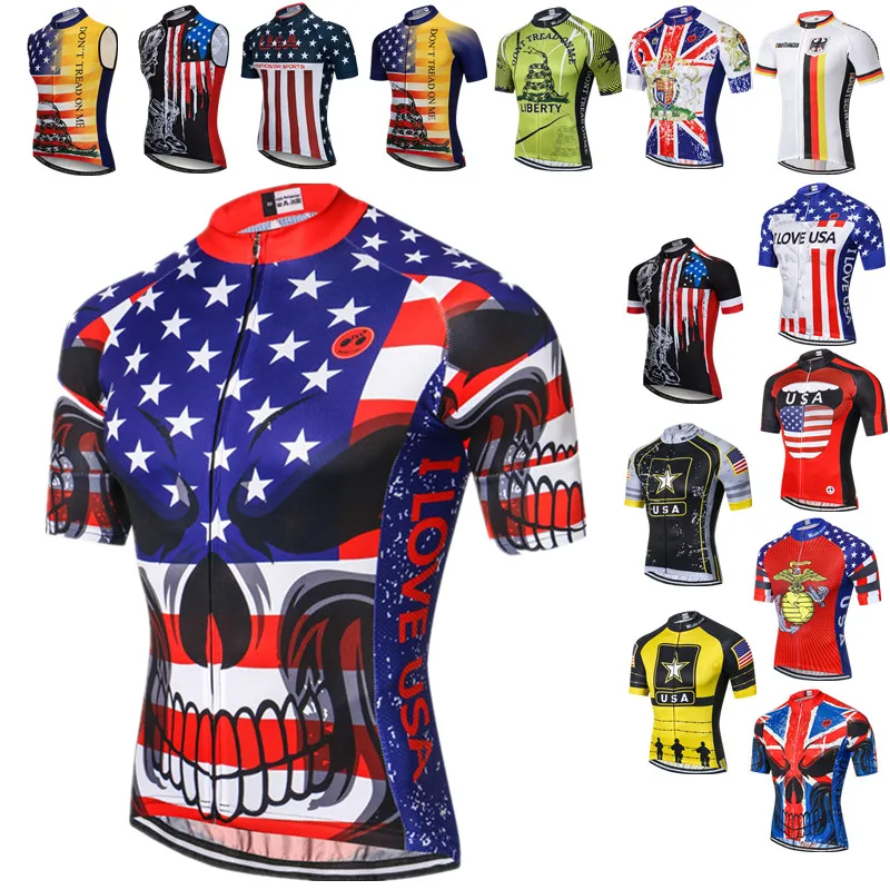 Weimostar USA Skull Cycling Jersey Summer MTB Bike Jersey Shirt Short Sleeve Cycling Clothing Anti-Sweat Bicycle Clothes Maillot 
Weimostar USA Skull Cycling Jersey Summer MTB Bike Jersey Shirt Short Sleeve Cycling Clothing Anti-Sweat Bicycle Clothes Maillot