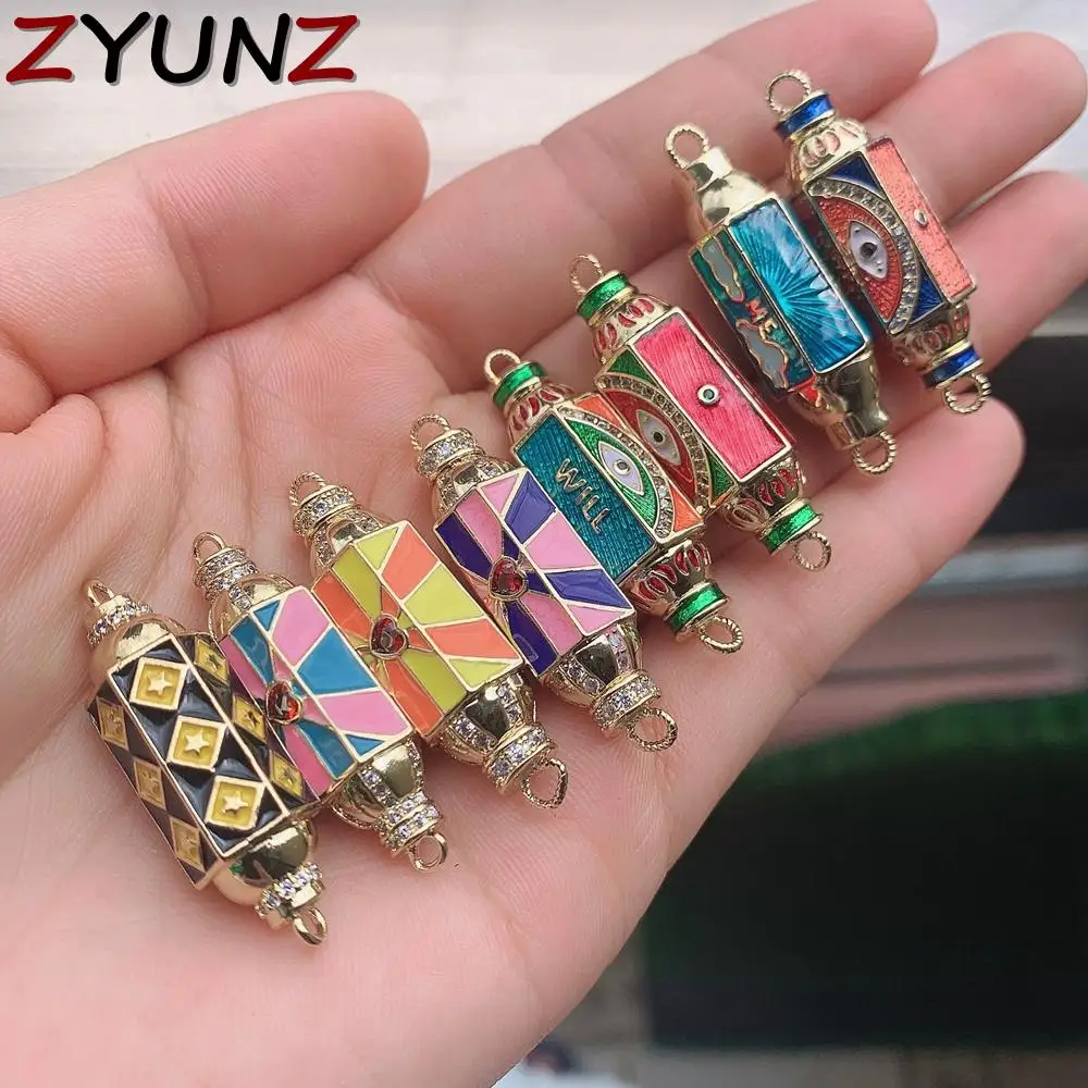 10PCS, Gold-color Necklace Pendant Enamel Charm for Bracelets Jewelry Making Connectors
10PCS, Gold-color Necklace Pendant Enamel Charm for Bracelets Jewelry Making Connectors