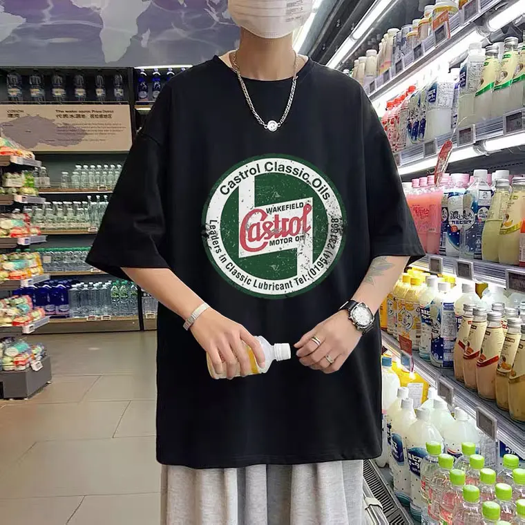 2021 New CASTROL VINTAGE SIGN T-shirt Distressed Classic Vintage Oil Racer Cool Casual Pride T Shirts Men Women Oversize Tshirt
2021 New CASTROL VINTAGE SIGN T-shirt Distressed Classic Vintage Oil Racer Cool Casual Pride T Shirts Men Women Oversize Tshirt