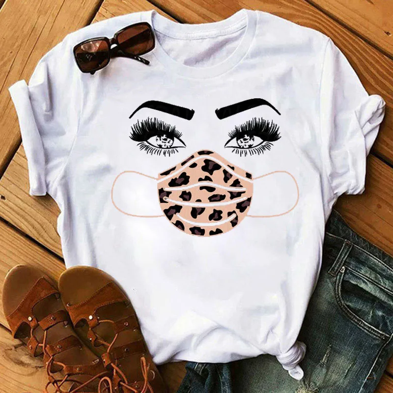 Leopard Face Mask Eyelash Print T Shirts Women Harajuku Ullzang Fashion T-shirt 90s Graphic Funny Print Tshirt Summer Top Tee
Leopard Face Mask Eyelash Print T Shirts Women Harajuku Ullzang Fashion T-shirt 90s Graphic Funny Print Tshirt Summer Top Tee