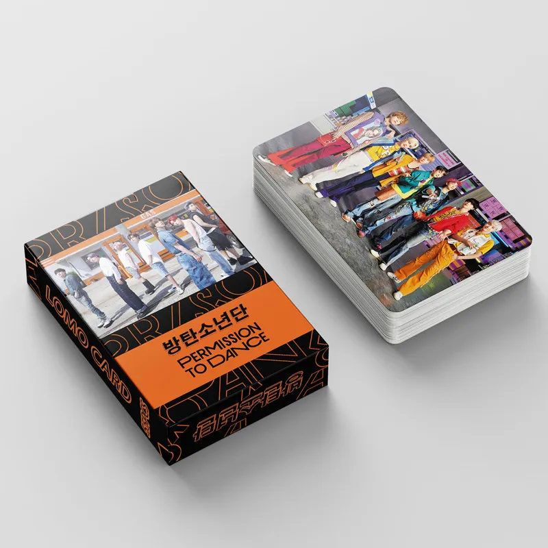 Wholesale Kpop Idol 55pcs/box Bangtan Boys Lomo Card Permission To Dance Photo Card Korean Fashion Boys Poster Photo Print Card
Wholesale Kpop Idol 55pcs/box Bangtan Boys Lomo Card Permission To Dance Photo Card Korean Fashion Boys Poster Photo Print Card