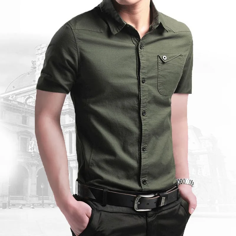 2021 New Summer Men's Shirt Breathable Shirt Short-sleeved Slim Fashion Casual Men's Shirt
2021 New Summer Men's Shirt Breathable Shirt Short-sleeved Slim Fashion Casual Men's Shirt