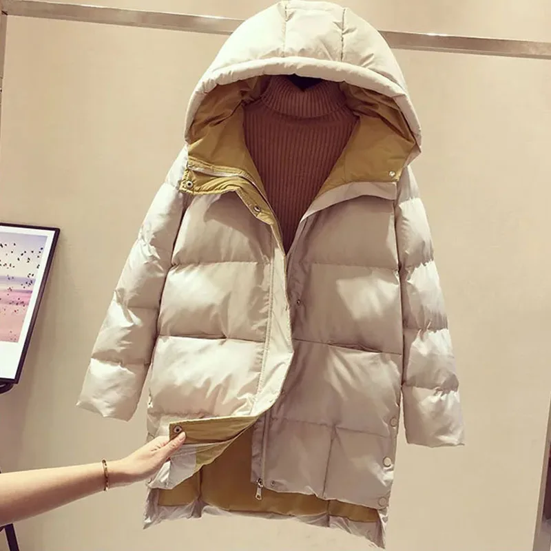 2021 Winter Women Jacket Hooded Cotton Padded Female Coat High Quality Thicken Warm Outwear Womens Parka Down Cotton Overcoat
2021 Winter Women Jacket Hooded Cotton Padded Female Coat High Quality Thicken Warm Outwear Womens Parka Down Cotton Overcoat