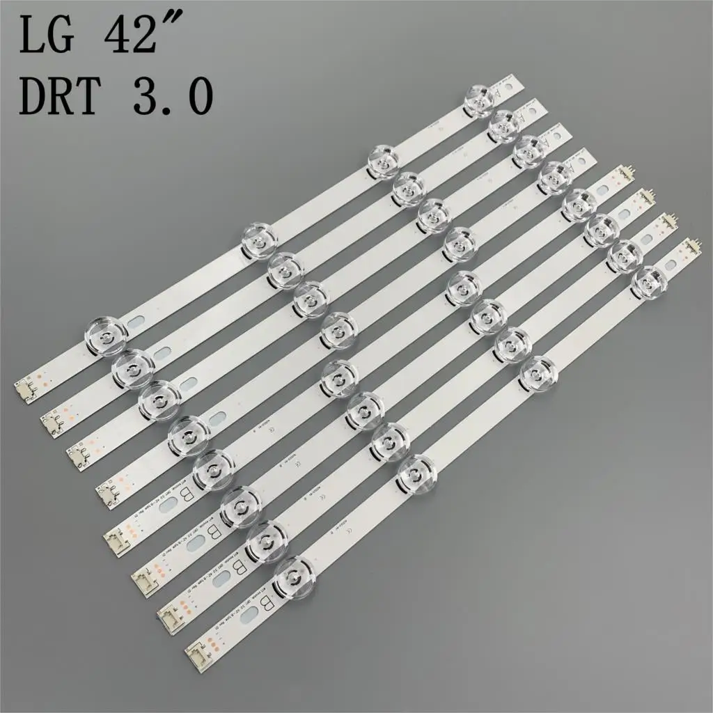 100% New-0riginal 8 шт./компл. светодиодный подсветка полосы для LG LC420DUE 42LB3910 INNOTEK DRT 3 0 42