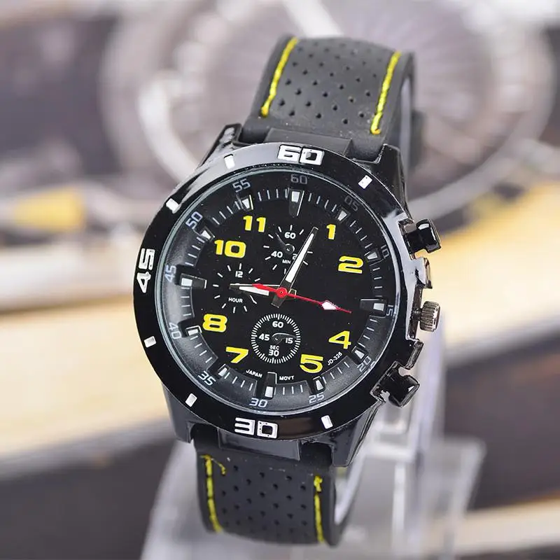 Fashion Military Casual Army Round Dial No Inside Silicone Men Sports Racing Quartz Watch
Fashion Military Casual Army Round Dial No Inside Silicone Men Sports Racing Quartz Watch