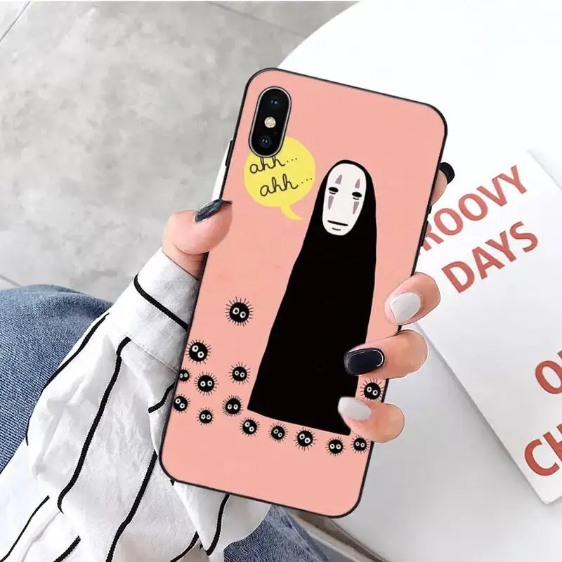 Studio Ghibli Spirited Away Faceless man Phone Case for iPhone 11 12 pro XS MAX 8 7 6 6S Plus X 2020 XR Mini
Studio Ghibli Spirited Away Faceless man Phone Case for iPhone 11 12 pro XS MAX 8 7 6 6S Plus X 2020 XR Mini