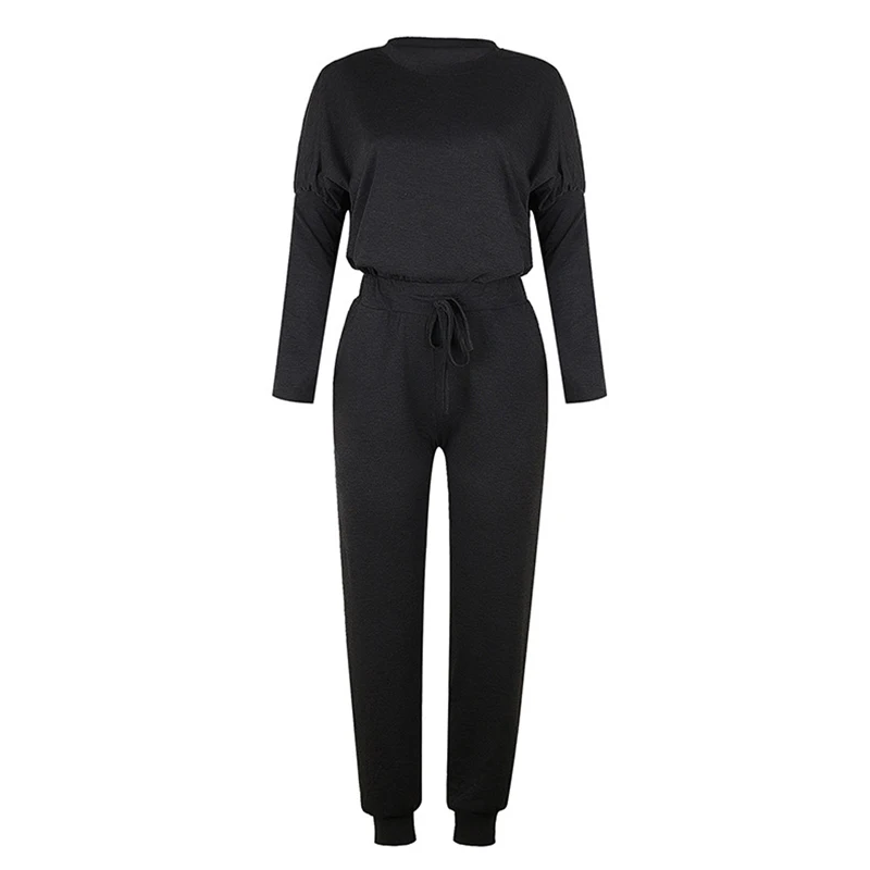 Ladies Loose Drawstring Solid Color Long Sleeve Casual Lady Suit Women's Set Sweatshirt top+long Pants Feminino Vestido
Ladies Loose Drawstring Solid Color Long Sleeve Casual Lady Suit Women's Set Sweatshirt top+long Pants Feminino Vestido