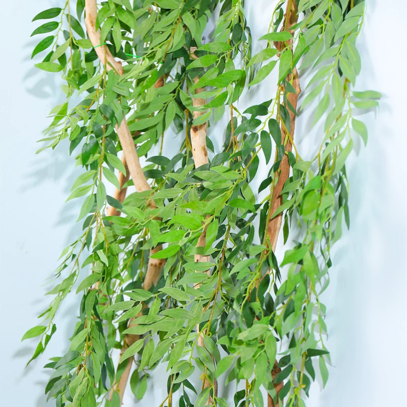 170CM Artificial Plants Willow Garland Wreath Rattan Fake Vines Twigs Hanging silk Green Leaves Home Wedding wall Decor Greenery
170CM Artificial Plants Willow Garland Wreath Rattan Fake Vines Twigs Hanging silk Green Leaves Home Wedding wall Decor Greenery
