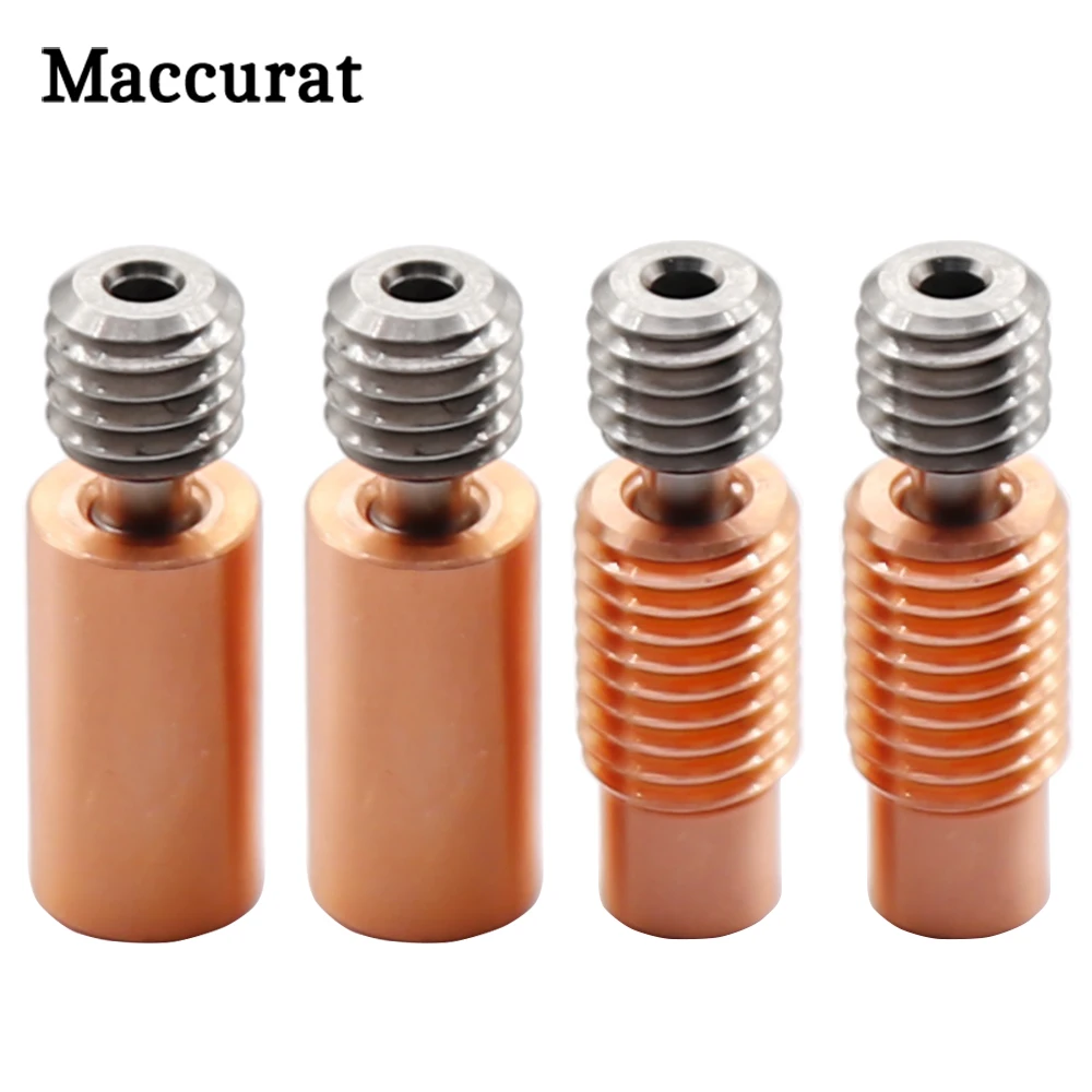 V6 Throat Titanium Alloy Metal Heatbreak For E3D V6 Brass Copper HOTEND Heater Block For Prusa i3 MK3 Break 1.75 Filament Smooth
V6 Throat Titanium Alloy Metal Heatbreak For E3D V6 Brass Copper HOTEND Heater Block For Prusa i3 MK3 Break 1.75 Filament Smooth