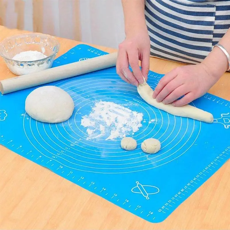 Silicone Non-stick Silicone Thickening Mat Rolling Cake Pastry Table Liner Paste Pad Sheet Flour Kitchen Dough Supplies Bak R5J7
Silicone Non-stick Silicone Thickening Mat Rolling Cake Pastry Table Liner Paste Pad Sheet Flour Kitchen Dough Supplies Bak R5J7