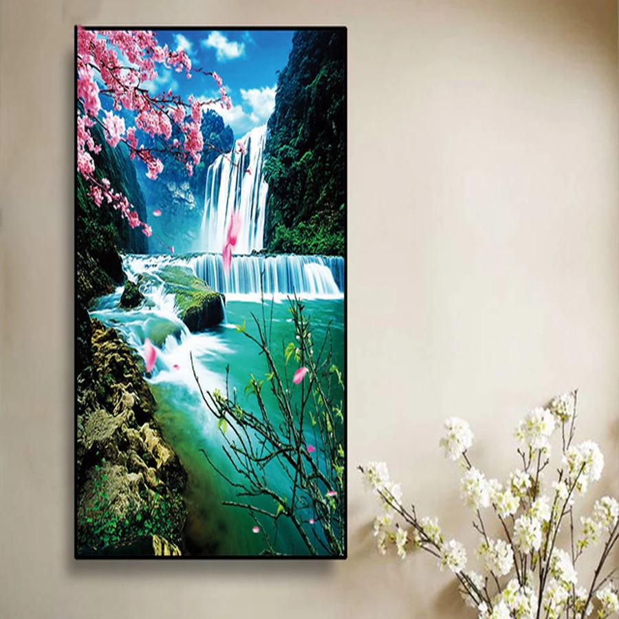 Painting Diamond Diy Full Round Drill Landscape 5D Home Decor Water Cross Stitch Waterfall Wall Art Craft Embroidery Pictures
Painting Diamond Diy Full Round Drill Landscape 5D Home Decor Water Cross Stitch Waterfall Wall Art Craft Embroidery Pictures