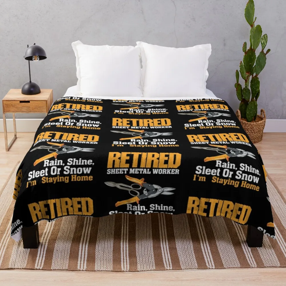 Retired Sheet Metal Worker Tin Knocker Welder Gift Throw Blanket Print on Demand Decorative Sherpa Blankets for Sofa bed Gift
Retired Sheet Metal Worker Tin Knocker Welder Gift Throw Blanket Print on Demand Decorative Sherpa Blankets for Sofa bed Gift