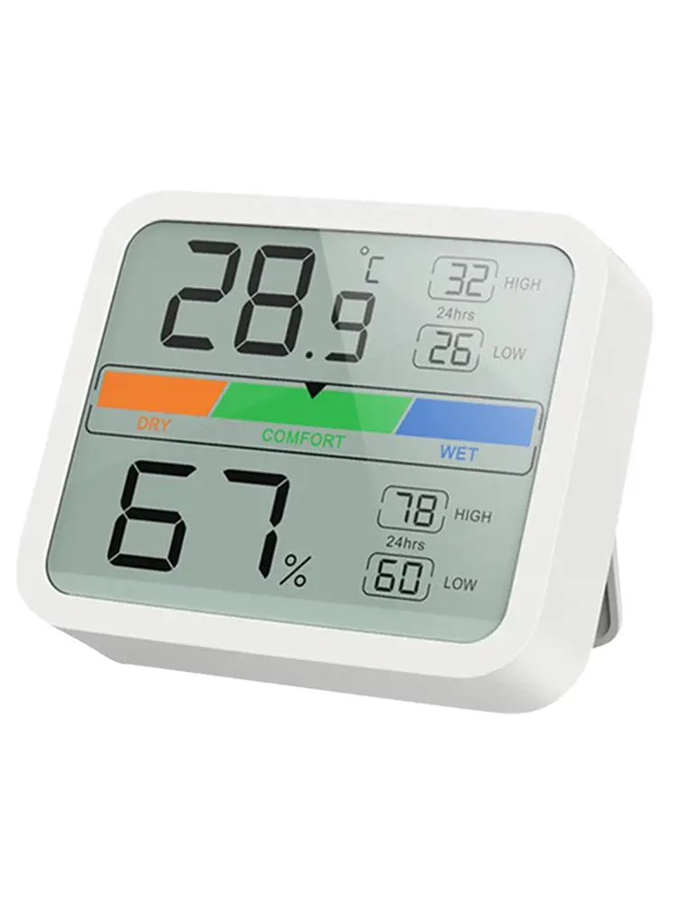 Цифровой датчик температуры и влажности с ЖК-дисплеем, комнатный термометр, гигрометр, комнатный термометр, детектор температуры 
Цифровой датчик температуры и влажности с ЖК-дисплеем, комнатный термометр, гигрометр, комнатный термометр, детектор температуры