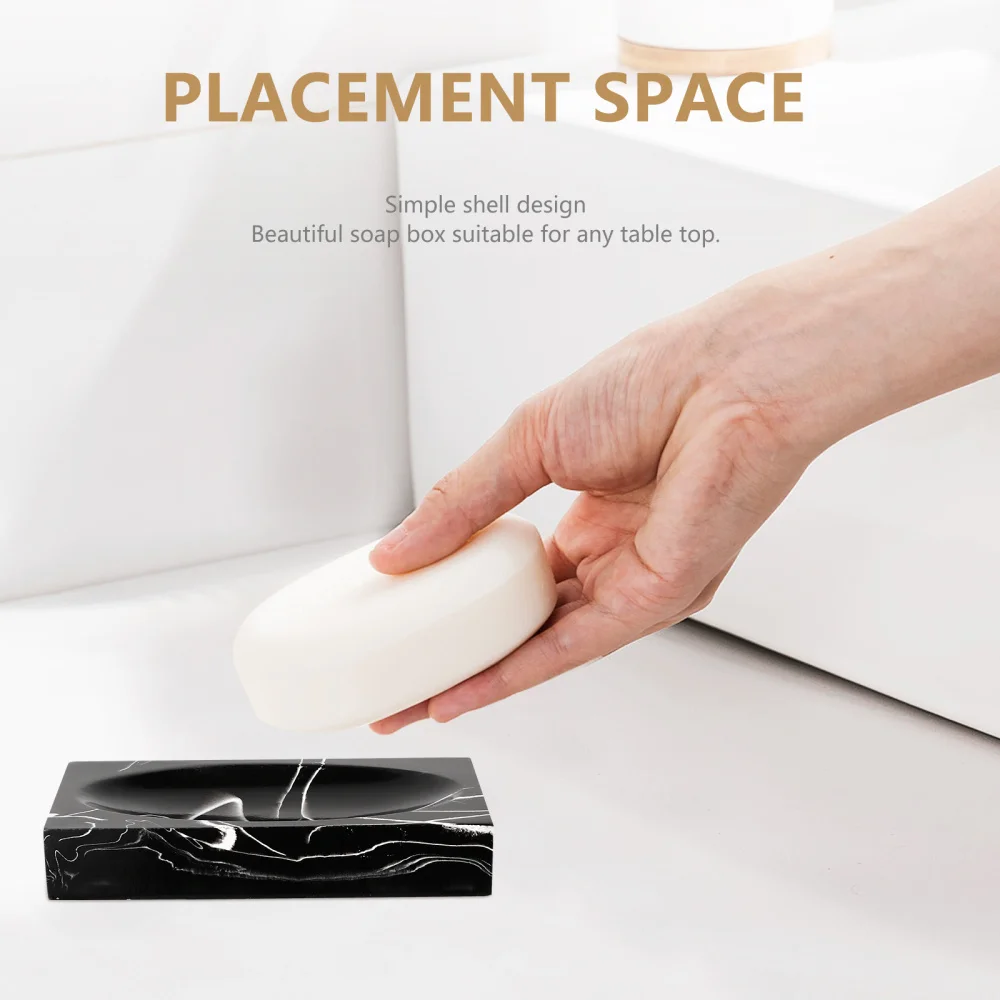 1 Set 5Pcs Marbling Bathroom Supplies Toothbrush Rack Soap Holder (Black)
1 Set 5Pcs Marbling Bathroom Supplies Toothbrush Rack Soap Holder (Black)