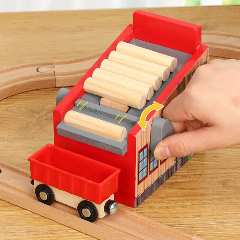 Sawmill Wooden Railway Tracks Scene Accessories Compatible for Thom Wood Train Tracks Rail Car Toys for Children Gifts
Sawmill Wooden Railway Tracks Scene Accessories Compatible for Thom Wood Train Tracks Rail Car Toys for Children Gifts