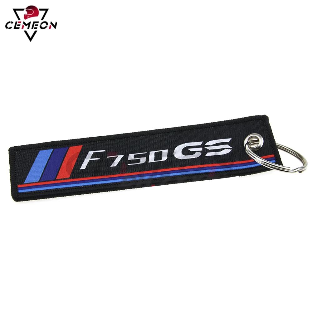 Брелок для ключей с вышивкой BMW F650GS F700GS F750GS F800R F800GT F800GS F850GS F900XR F900R | Автомобили и