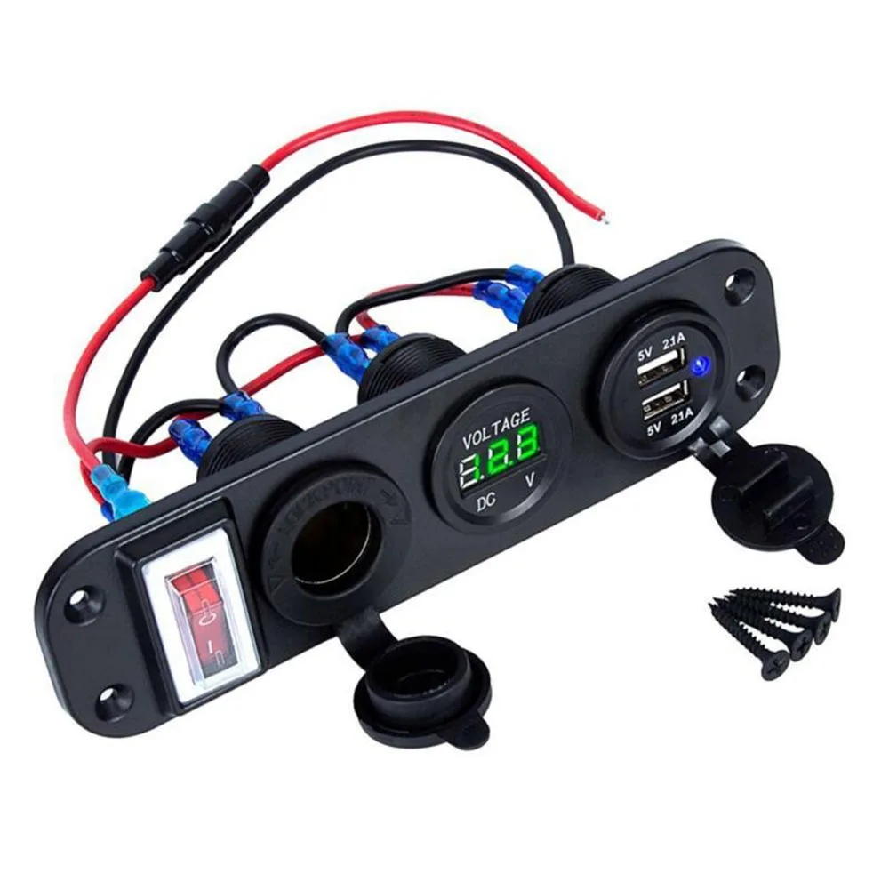 Voltmeter Car charger Inner Interior Accessories Auto Cigarette Lighter Dual USB
Voltmeter Car charger Inner Interior Accessories Auto Cigarette Lighter Dual USB