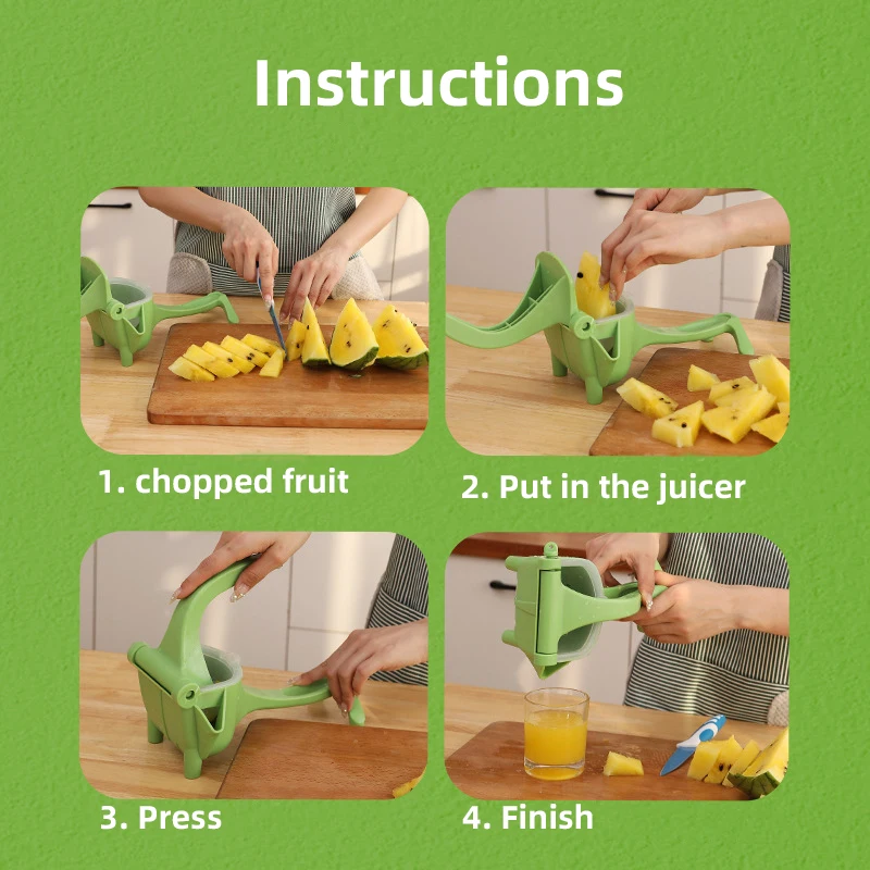 Plastic Manual Hand Press Juicer Squeezer Household Fruit Juicer Extractor Machine Kitchen Lemon Juice Pomegranate Juice MilkTea
Plastic Manual Hand Press Juicer Squeezer Household Fruit Juicer Extractor Machine Kitchen Lemon Juice Pomegranate Juice MilkTea