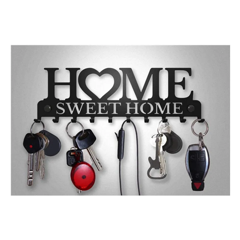 Hot-selling Wall Mount Sweet Home Organizer 10 Hook Rack Vintage Decor Metal Hanger Key Holder
Hot-selling Wall Mount Sweet Home Organizer 10 Hook Rack Vintage Decor Metal Hanger Key Holder