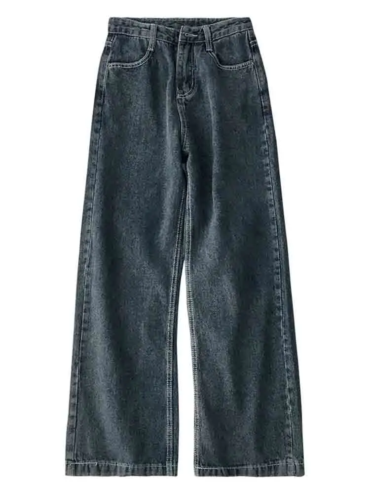Yeeloca Hong Kong Vintage Jeans 2021 New Spring High Waist Casual Trousers Korean Female Wide Leg Straight Denim Pants
Yeeloca Hong Kong Vintage Jeans 2021 New Spring High Waist Casual Trousers Korean Female Wide Leg Straight Denim Pants