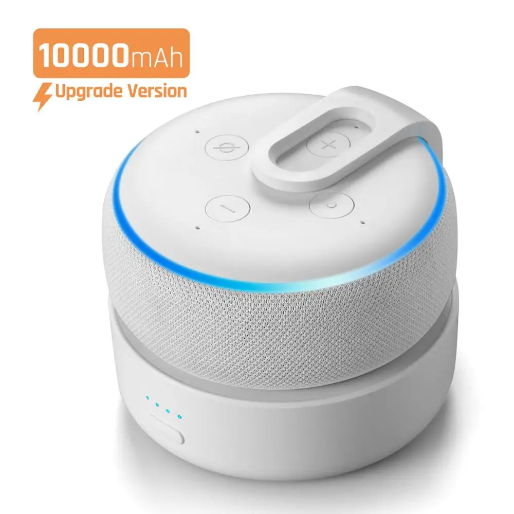 GGMM Echo Dot 3 Батарейная база 10000 мАч зарядная станция для Alexa Amazon Echo Dot 3rd Gen Power Bank для смарт-динамиков 16H Play
GGMM Echo Dot 3 Батарейная база 10000 мАч зарядная станция для Alexa Amazon Echo Dot 3rd Gen Power Bank для смарт-динамиков 16H Play