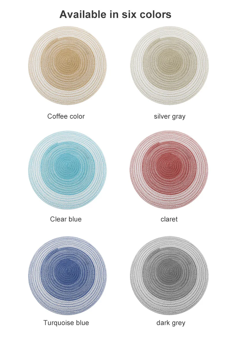 1PC Round Insulation Pad Nordic Style Non-slip Placemat Heat Insulation Dessert Mats Table Placemat Decoration For Home Kitchen
1PC Round Insulation Pad Nordic Style Non-slip Placemat Heat Insulation Dessert Mats Table Placemat Decoration For Home Kitchen