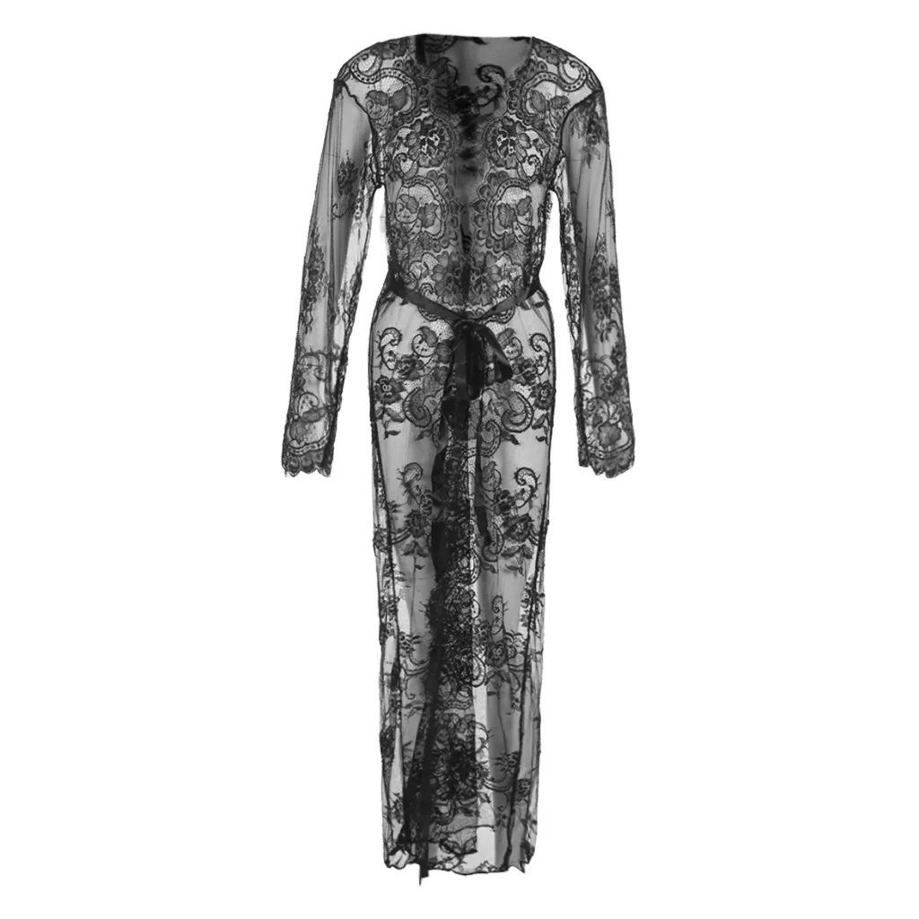 Plus Size Hot Erotic Lingerie Night Dress Women's Nightgowns See Through Lace Sexy Long Robe Sexy Underwear Sleepwear With Belt
Plus Size Hot Erotic Lingerie Night Dress Women's Nightgowns See Through Lace Sexy Long Robe Sexy Underwear Sleepwear With Belt