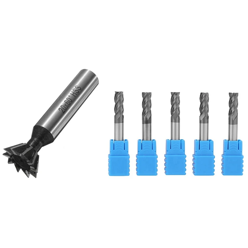 20 мм 60 градусов Сталь фреза для нарезания пазов типа «Ласточкин хвост» с 5 шт. ЧПУ фрезеровка карбидовый конец 4 продольные фрезы слишком
20 мм 60 градусов Сталь фреза для нарезания пазов типа «Ласточкин хвост» с 5 шт. ЧПУ фрезеровка карбидовый конец 4 продольные фрезы слишком