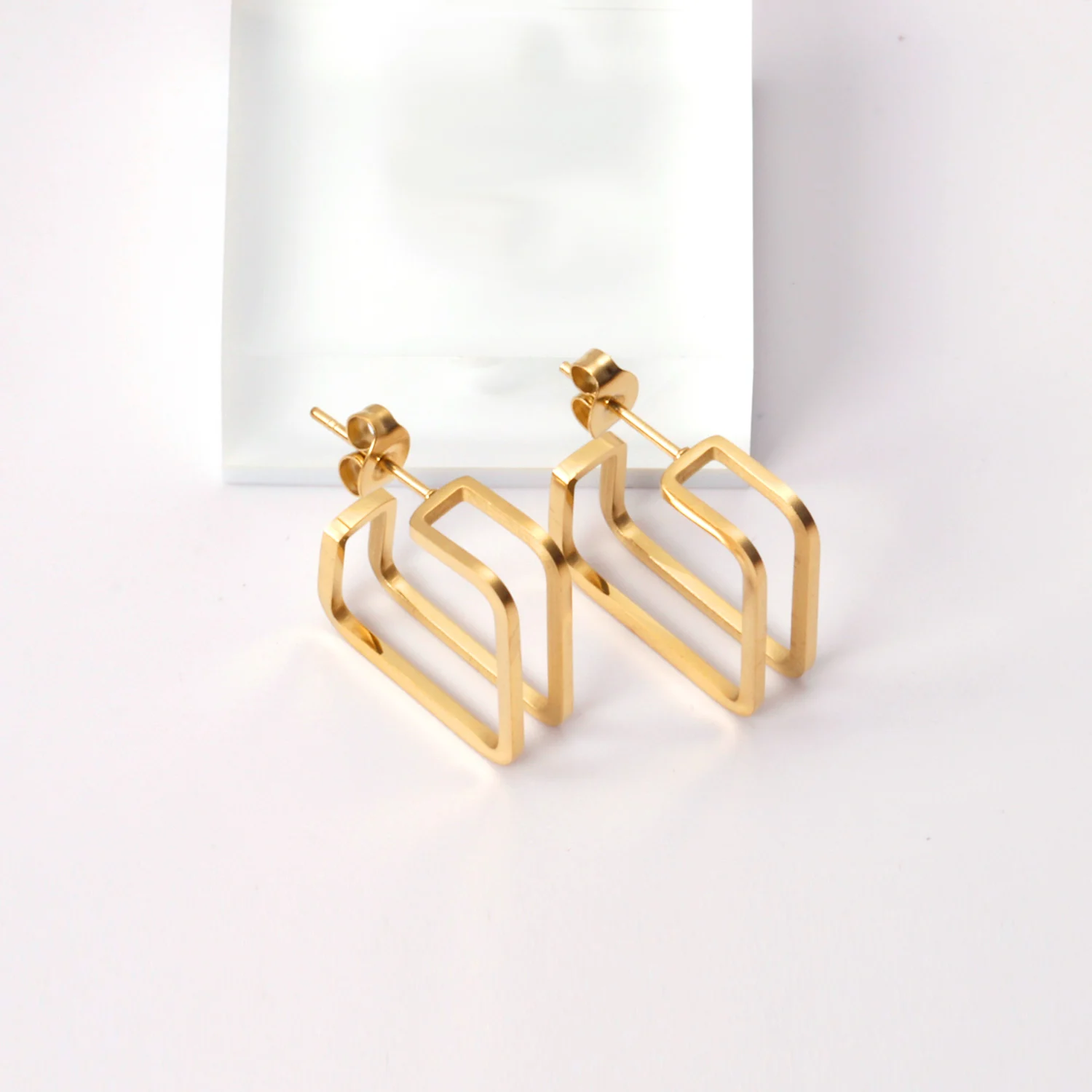 Women Geometry Drop Earring Fashion Jewelry Wholesale Stainless Steel Gold Color Earrings Party
Women Geometry Drop Earring Fashion Jewelry Wholesale Stainless Steel Gold Color Earrings Party