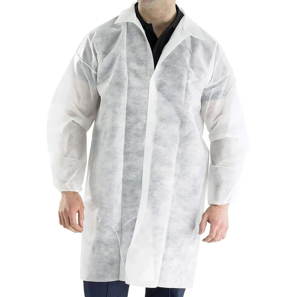 10pcs Non-Woven Fabric Disposable Coverall Gown Workwear Protective suit Work Clothing Lab Coat traje de agua para trabajo XL
10pcs Non-Woven Fabric Disposable Coverall Gown Workwear Protective suit Work Clothing Lab Coat traje de agua para trabajo XL