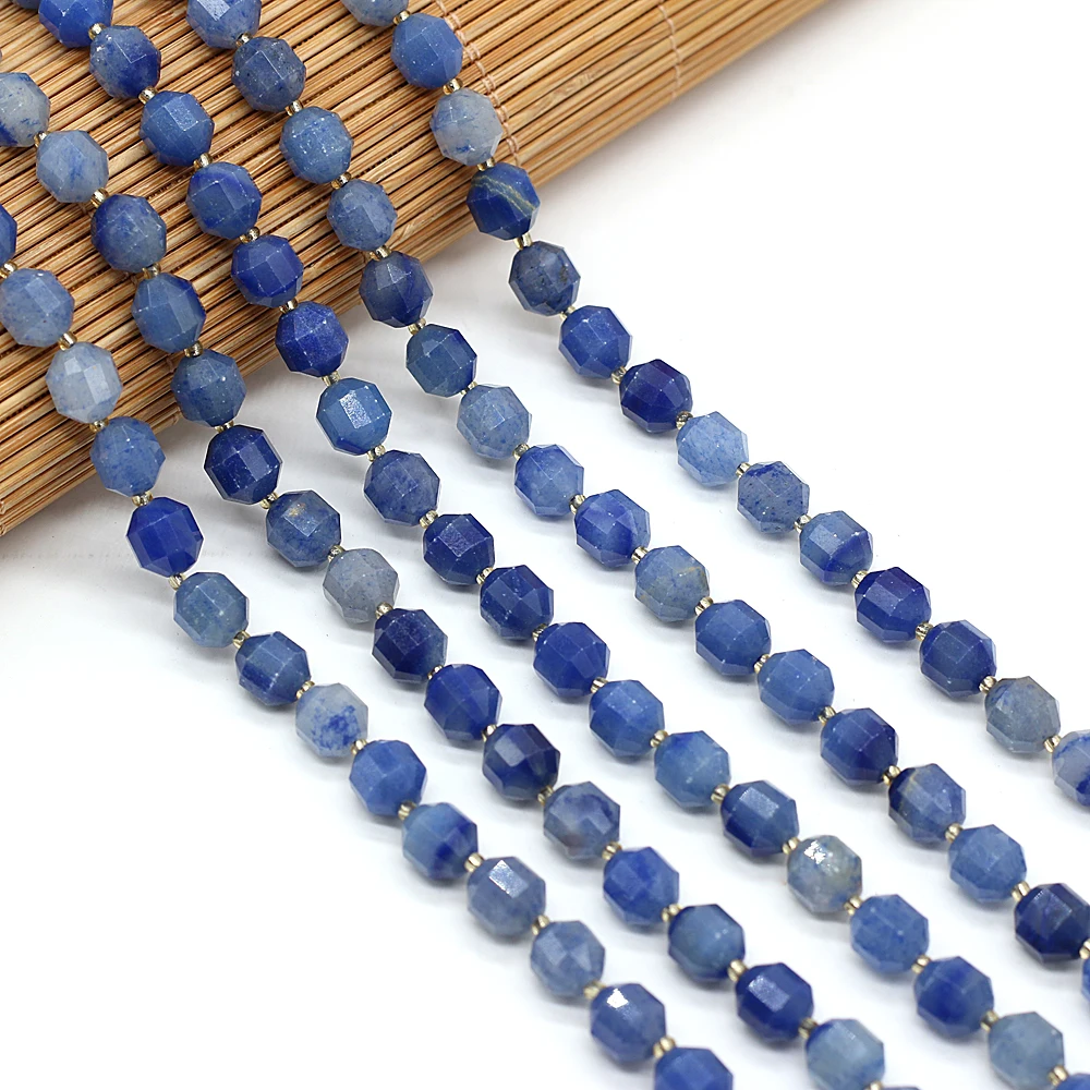 2021New Natural SemStone Faceted Beads Blue Aventurine Handmade Crafts DIY Making Necklaces Bracelets Anklets Jewelry Gift 8mm
2021New Natural SemStone Faceted Beads Blue Aventurine Handmade Crafts DIY Making Necklaces Bracelets Anklets Jewelry Gift 8mm