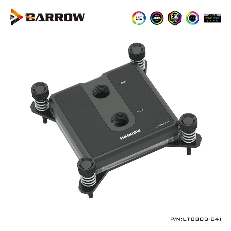 Barrow CPU Water Block For INTEL Socket LGA1700,LGA1200,115X,X99,X299 5V 3PIN Light Header Processor Cooler,LTCB03-04I
Barrow CPU Water Block For INTEL Socket LGA1700,LGA1200,115X,X99,X299 5V 3PIN Light Header Processor Cooler,LTCB03-04I