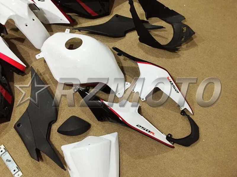 NEW ABS Fairings Kit Fit for Kawasaki Ninja 250 EX250 2008 2009 2010 2011 2012 08 09 10 11 12 13 14 Red white add tank cover
NEW ABS Fairings Kit Fit for Kawasaki Ninja 250 EX250 2008 2009 2010 2011 2012 08 09 10 11 12 13 14 Red white add tank cover