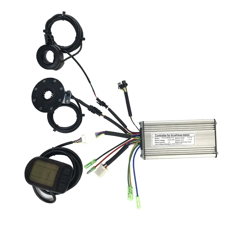 36V 48V 500W 22A Electric Bicycle Sine Wave Controller with KT LCD5 Display&Thumb Throttle and Sensor E-Bike Accessories
36V 48V 500W 22A Electric Bicycle Sine Wave Controller with KT LCD5 Display&Thumb Throttle and Sensor E-Bike Accessories