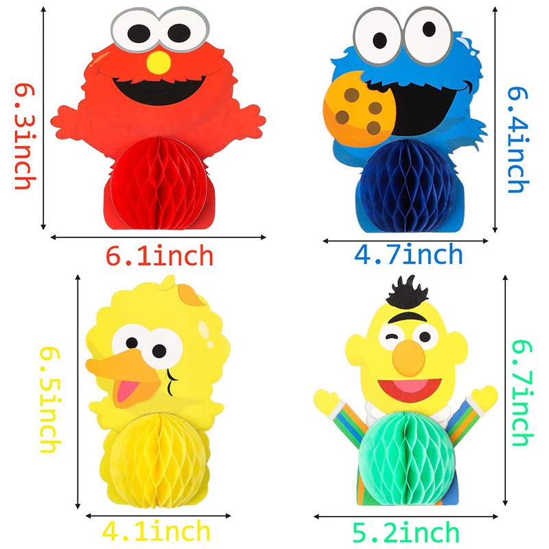 7Pcs Sesame Honeycomb Centerpieces Tables Toppers Monster Table Decor Theme Party Supplies Photo Booth Props for Kids Parties
7Pcs Sesame Honeycomb Centerpieces Tables Toppers Monster Table Decor Theme Party Supplies Photo Booth Props for Kids Parties