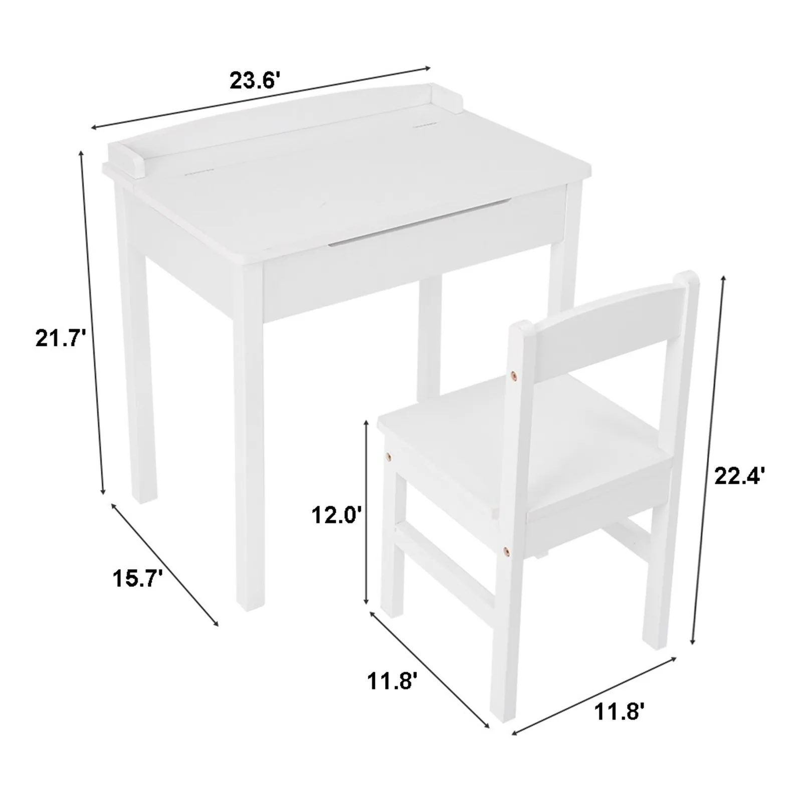 Kids Table And 1 Chair Set Solid Wooden Study Writing Table w/ Liftable Desktop For Children Activity Center Reading Art Desk
Kids Table And 1 Chair Set Solid Wooden Study Writing Table w/ Liftable Desktop For Children Activity Center Reading Art Desk