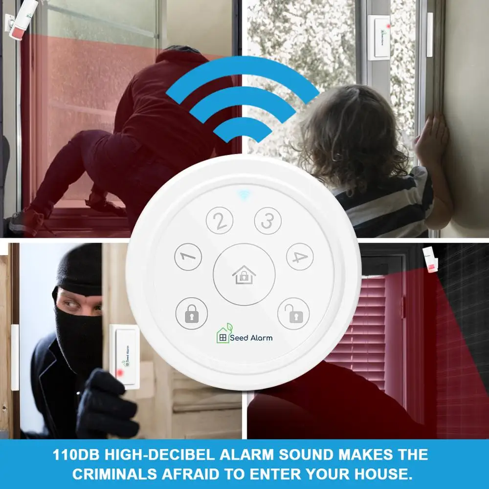 Умная Wi-Fi система сигнализации, приложение для безопасности, дистанционное управление, домашняя сигнализация, сенсорная панель, защита от к...
Умная Wi-Fi система сигнализации, приложение для безопасности, дистанционное управление, домашняя сигнализация, сенсорная панель, защита от к...