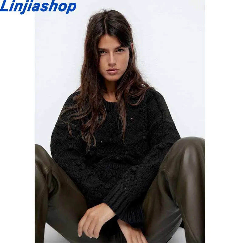 New Spring autumn Large size short Pullover Knitted Sweater Women Long Sleeve O Neck Fashion Warm Oversize Sweaters
New Spring autumn Large size short Pullover Knitted Sweater Women Long Sleeve O Neck Fashion Warm Oversize Sweaters