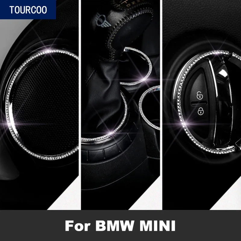 For BMW Mini Cooper Steering Wheel Dashboard Diamond Decorative Sticker Car Styling Modification Accessories
For BMW Mini Cooper Steering Wheel Dashboard Diamond Decorative Sticker Car Styling Modification Accessories